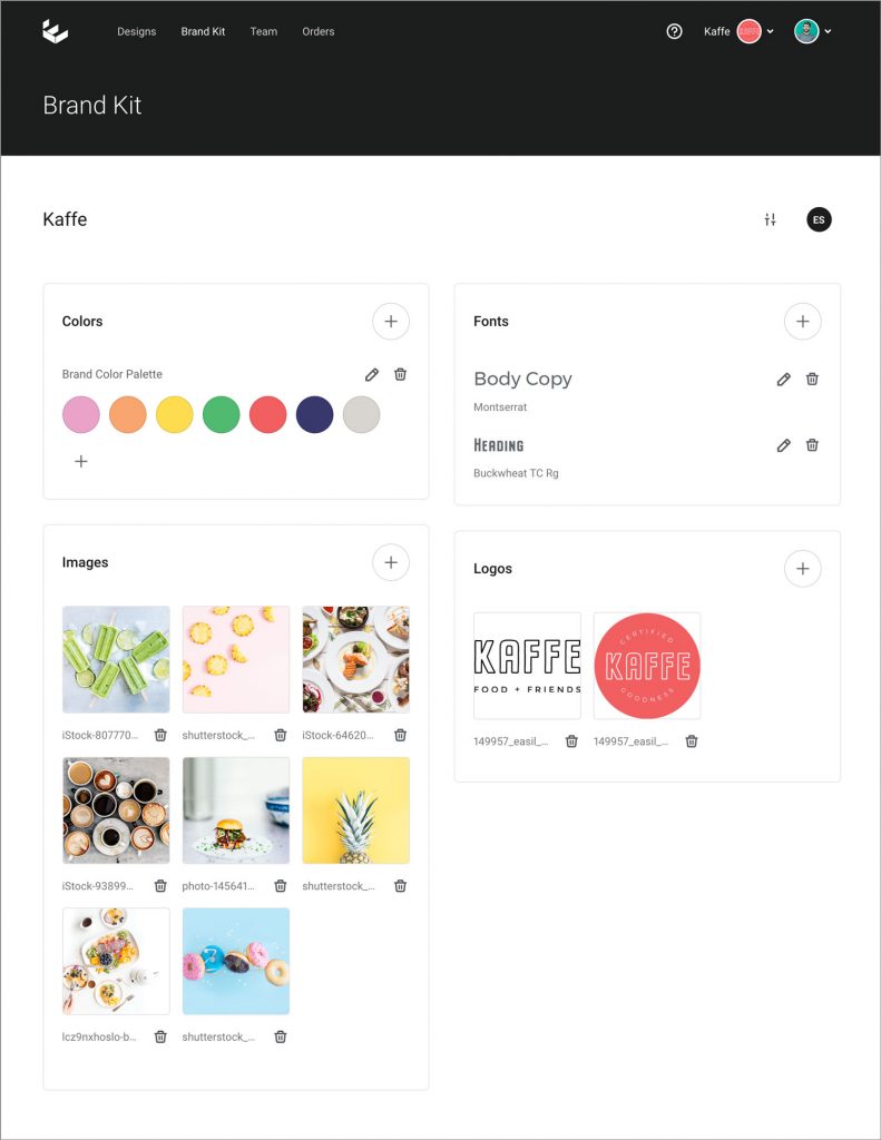 Easil's Brand Kit Example - Meet Easil+ 2019 - Next Generation DIY Design for Teams