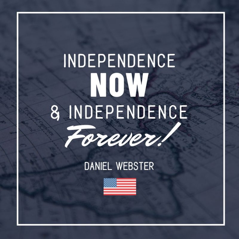 4th of July Quotes Templates by Easil - Daniel Webster