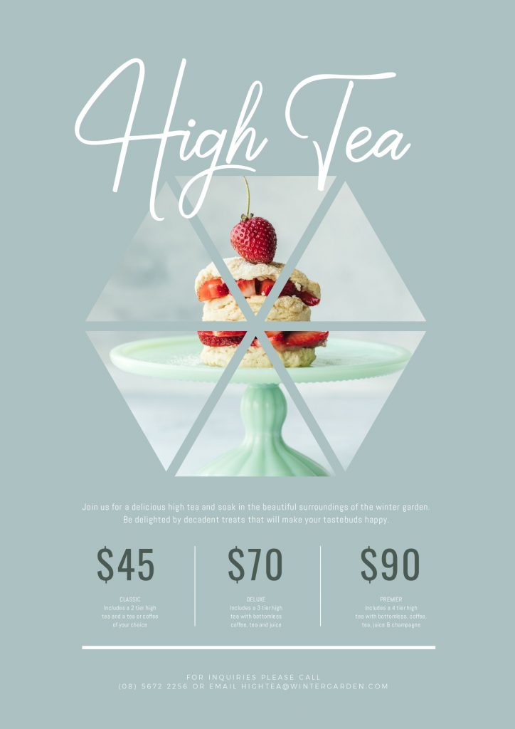 High Tea Design in Easil 