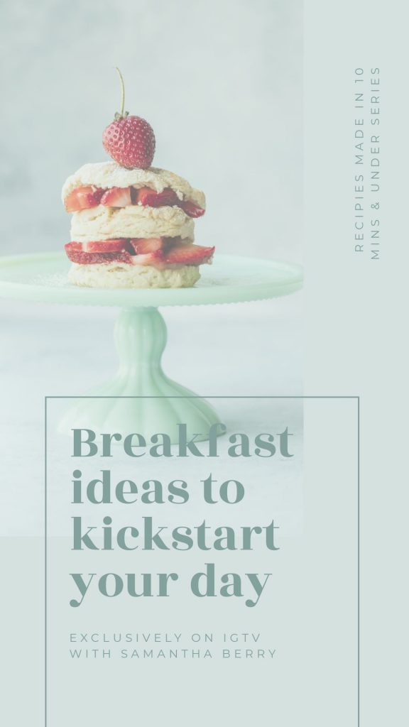 Breakfast Ideas to Kickstart Your Day - One Custom Image, 10 Ways - Hack your Visual Design Series