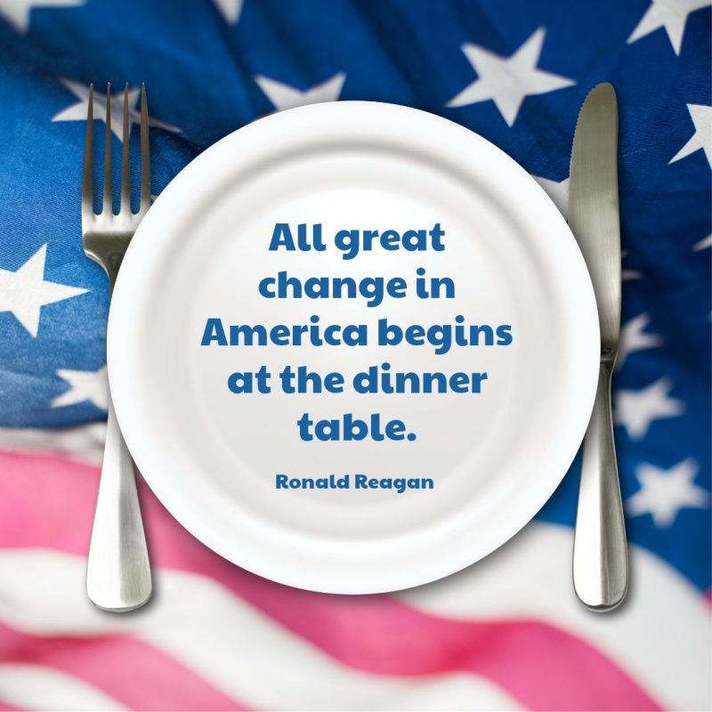 4th of July Quotes Templates by Easil - Ronald Reagan