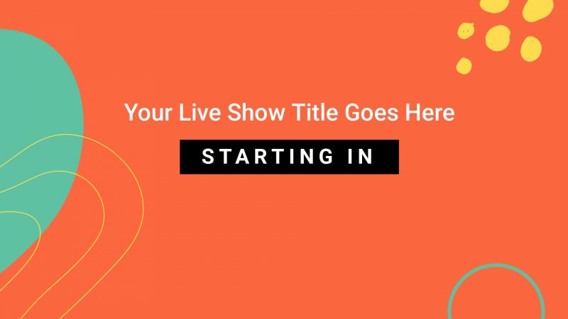 How To Create A Professional Live Video Overlay Free Templates Easil