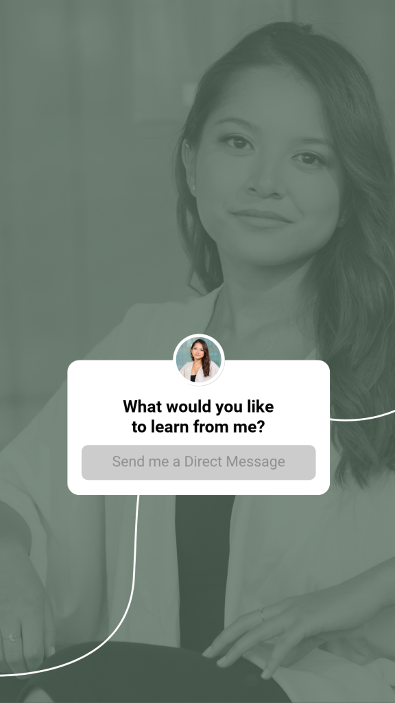 Linkedin Stories Template - Create your own Question Sticker