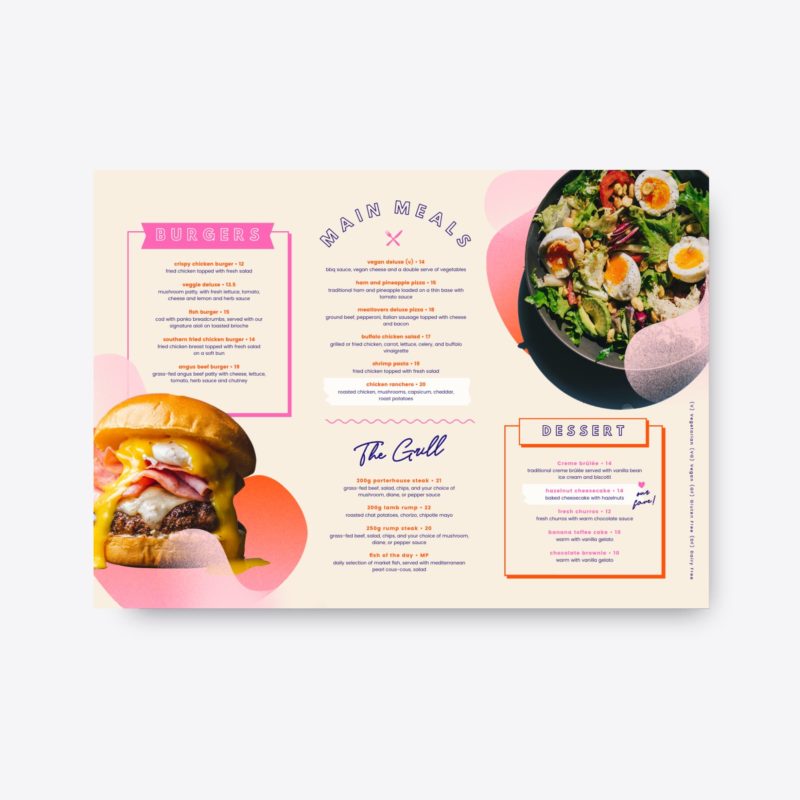 Menu Printing Australia - Easil